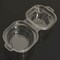 25 Clear Plastic Cupcake BOXES Dome Lid Disposable Favor Holders